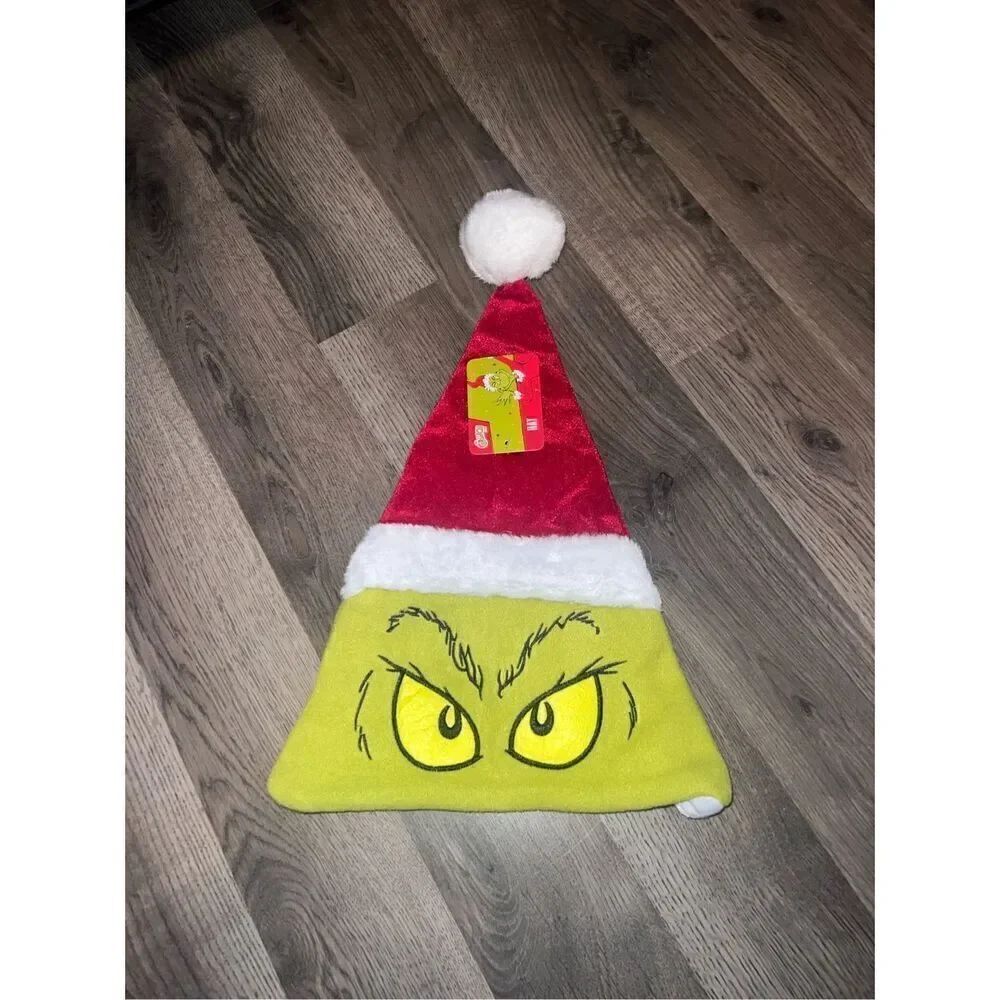 The Grinch Dr.Seuss Santa Hat Grinch Christmas Hat NEW